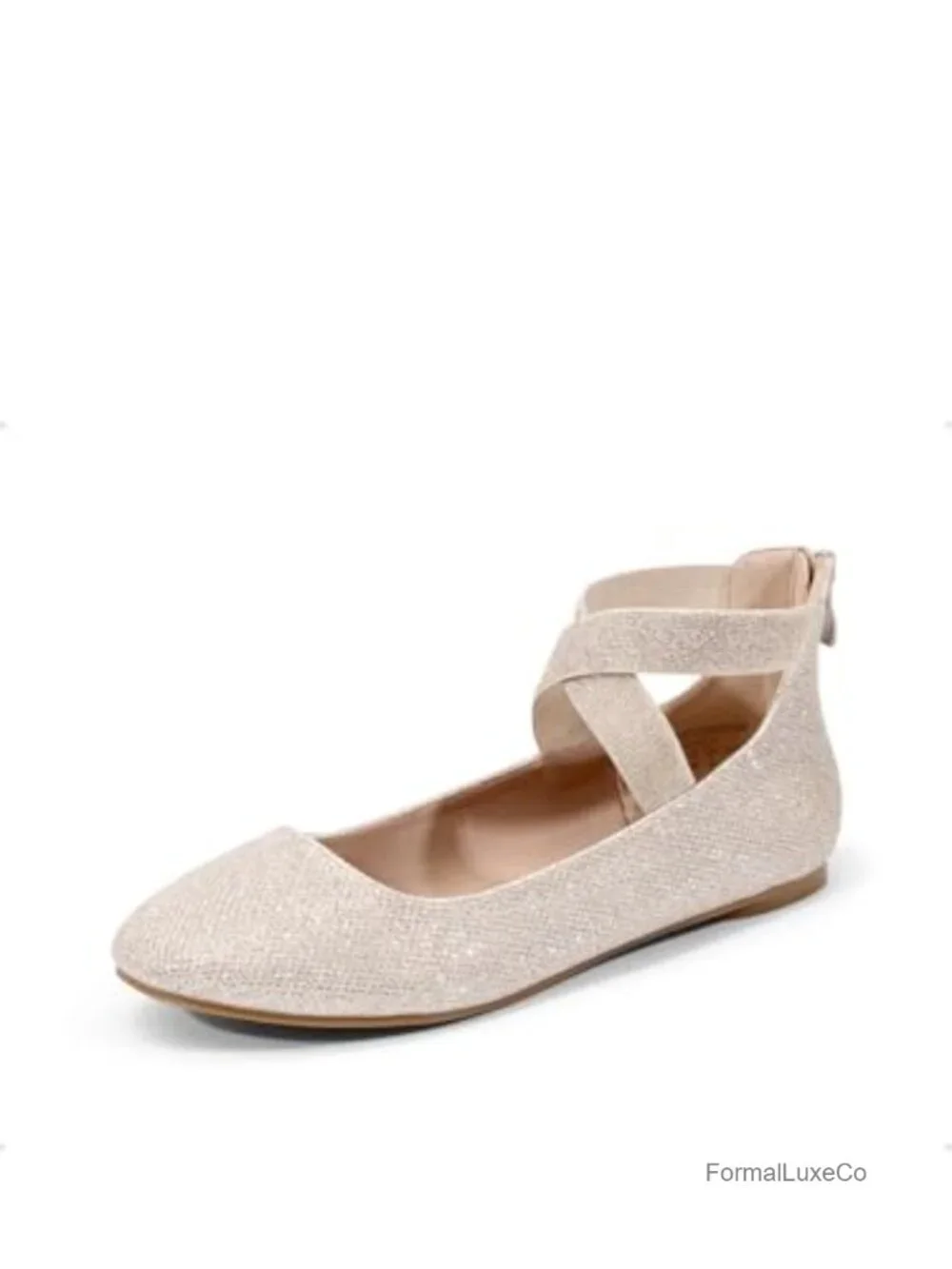 Comfortable Fashion Elastic Ankle Straps Flats Shoes